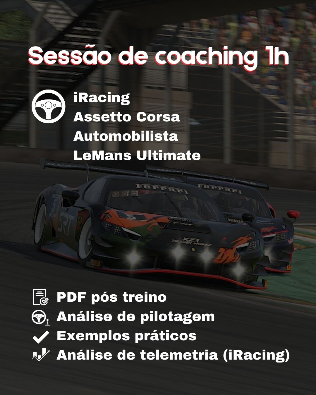 Sessão Coaching de Pilotagem 1h